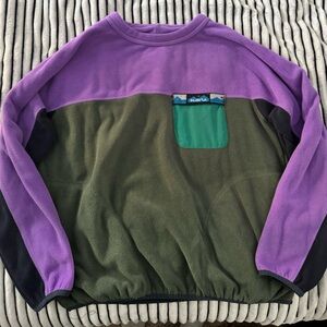 Kavu Purple and Green Sweatshirt